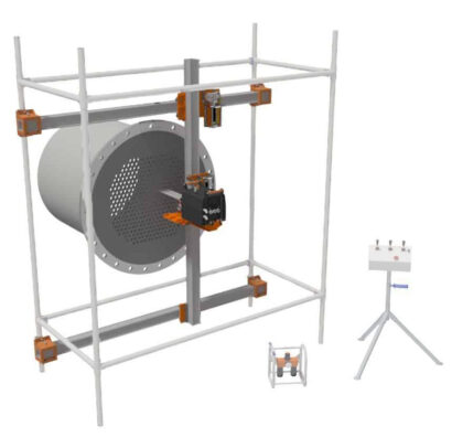 Scaffold Pipe Setup (for Flex Frame 3.0 (4" rails)) excl. Scaffolding