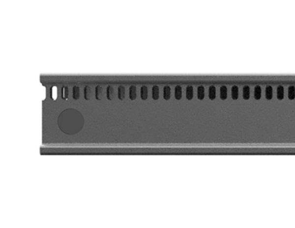 Rail 4", Dual Slotted.  6' Length.  Suitable for rail connector - Image 3