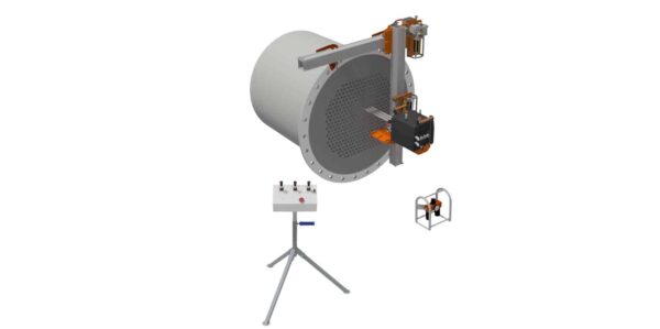 Mounting Clamp for Tube Sheet Left,   150 mm / 6", Aluminum - Image 2