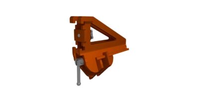 Mounting Clamp for Tube Sheet Left,   150 mm / 6", Aluminum