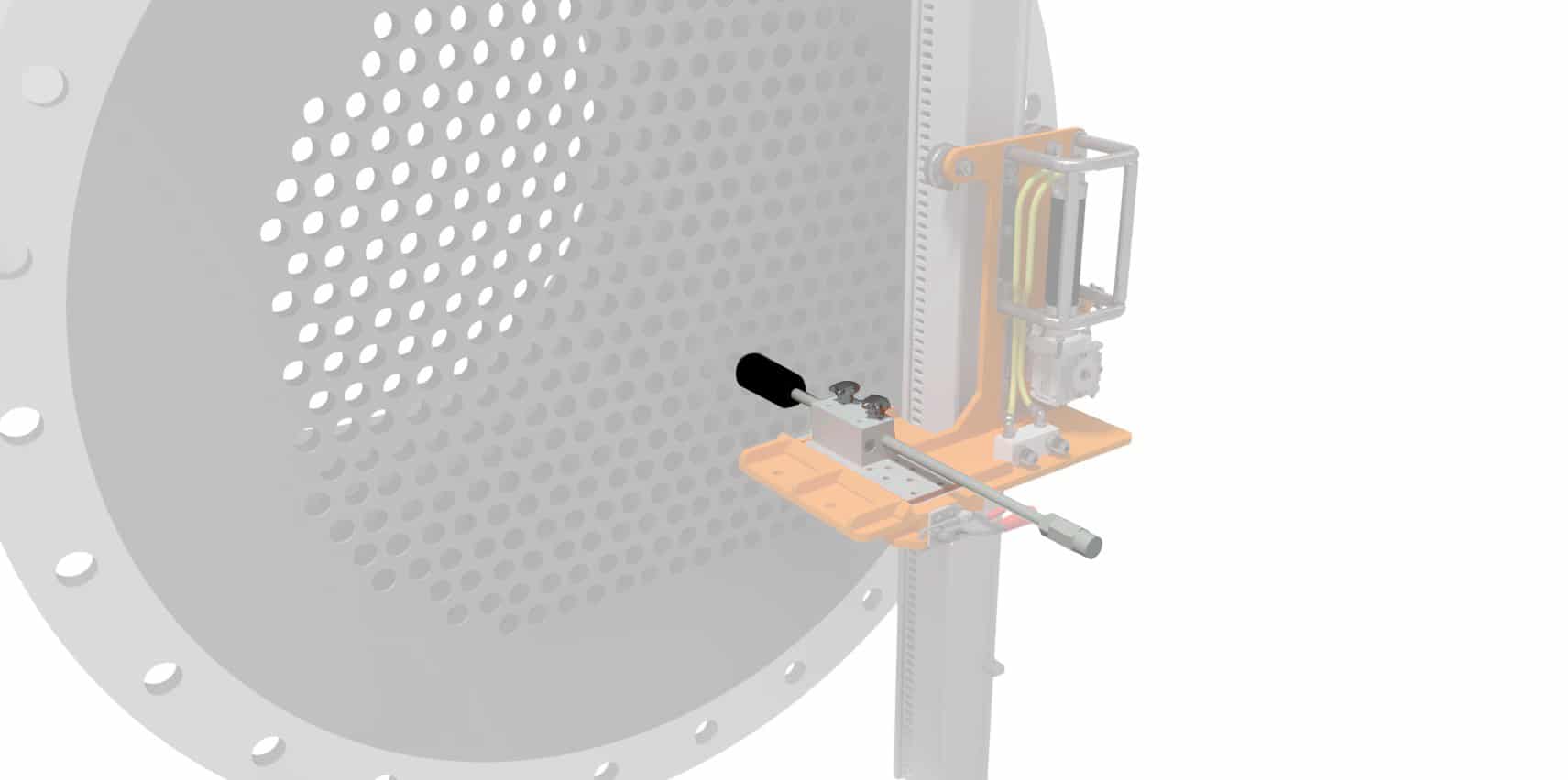 Tube Sheet Cleaning Setup - Image 2