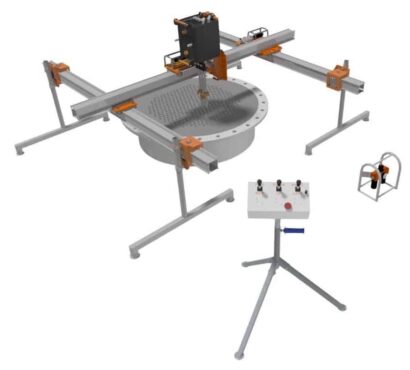 Vertical H-Frame Setup with Support Legs (for Flex Frame 2.5")