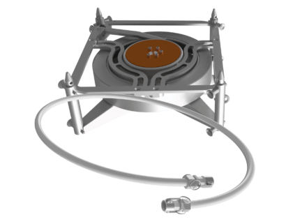 HP Hose Reel 1500 Bar (20K) (9/16 MP) with Guide Hose and 3/4 in Camlock Couplings