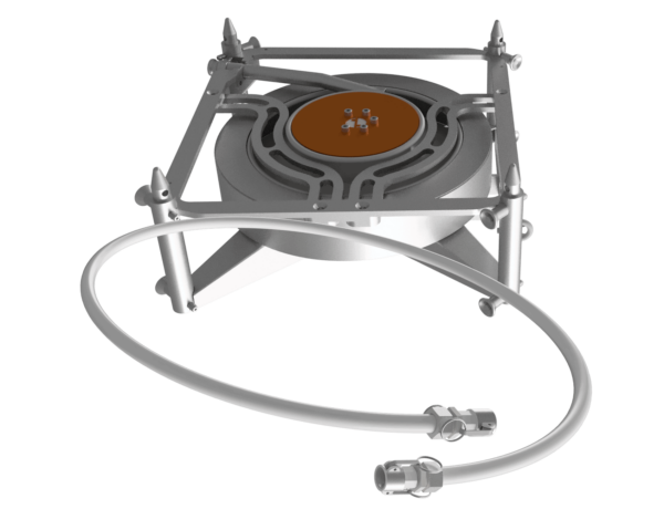 HP Hose Reel 1500 Bar (20K) (9/16 MP) with Guide Hose and 3/4 in Camlock Couplings