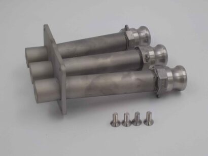 Rear Inlet 3-TLX with 3/4" Camlock Couplings for Hose Reel