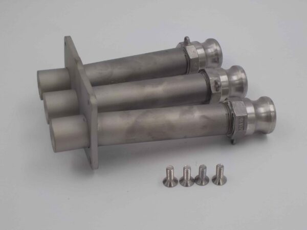 Rear Inlet 3-TLX with 3/4" Camlock Couplings for Hose Reel