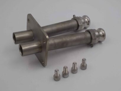 Rear Inlet 2-XLTC with 3/4" Camlock Couplings for Hose Reel